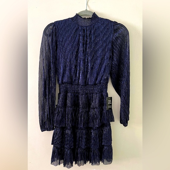 Express Dresses & Skirts - Fun Express Navy party dress! NWT!!